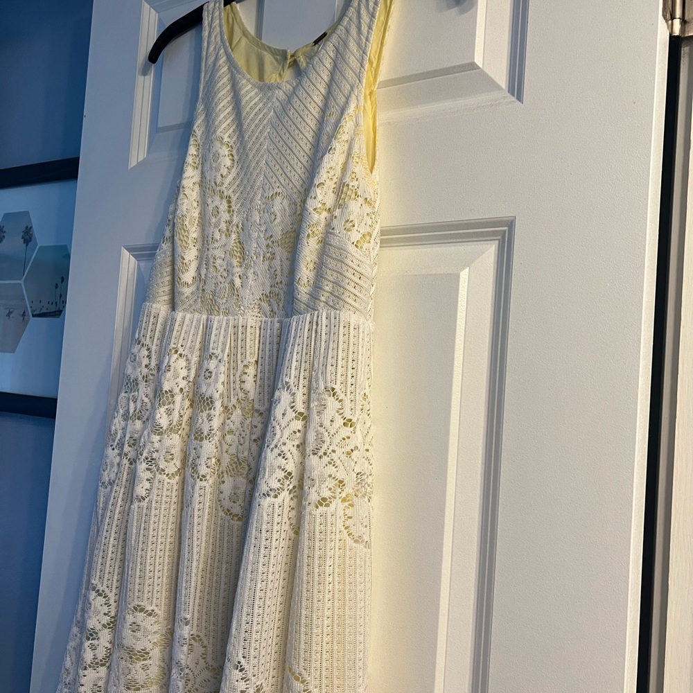 Free People White Lace Dress- Size 4
